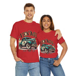 Flag Village Mexico Vintage Car Flag T-SHIRT Heavy Cotton Tee MEX0004