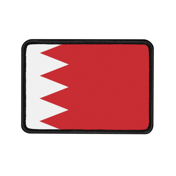 Flag Village Bahrain State Flag Embroidered Iron-On Patch