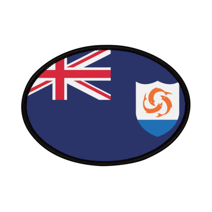 Flag Village Anguilla Flag Embroidery Iron-On Patches