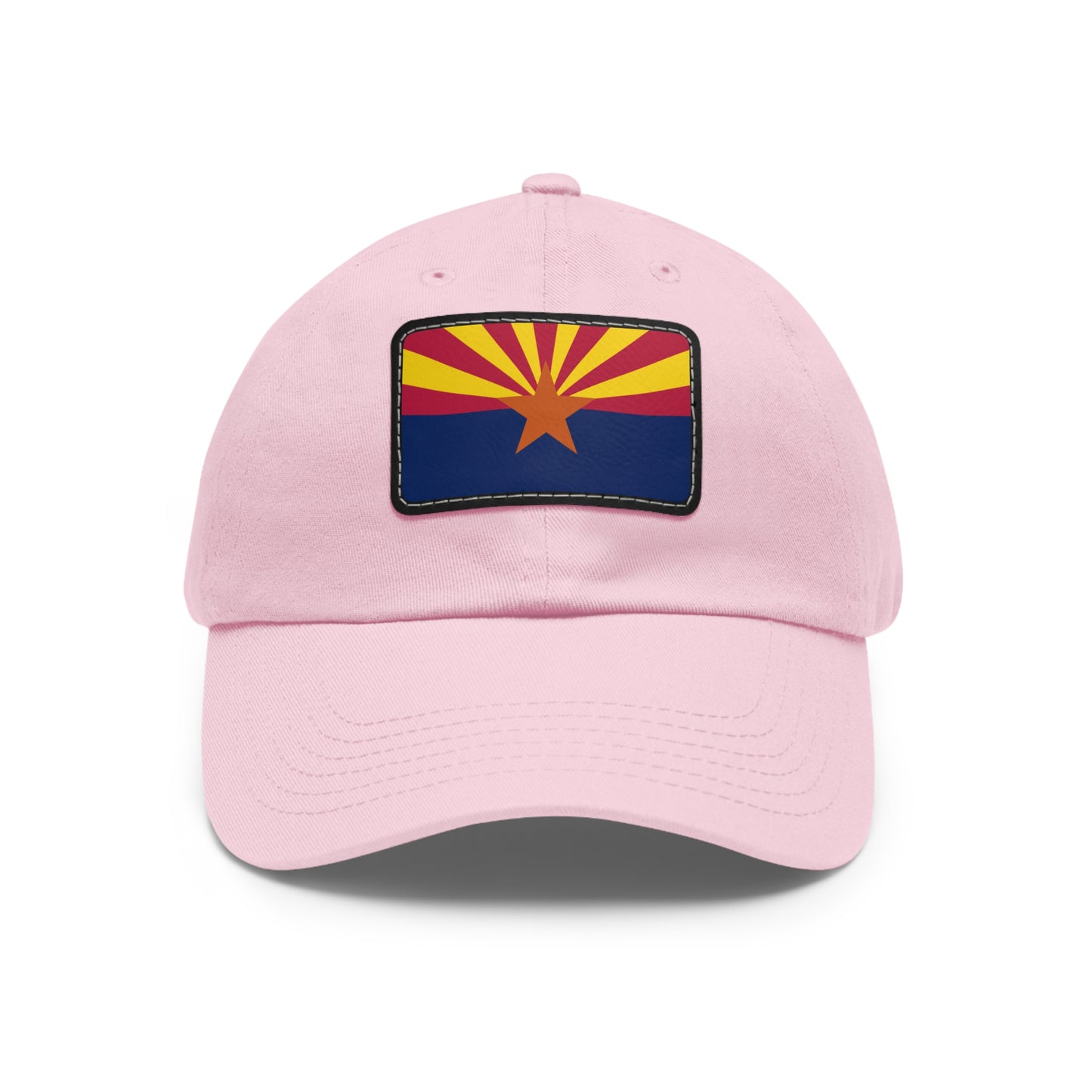 Flag Village USA Arizona State Flag Hat Cap with Leather Patch