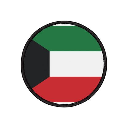 Flag Village Kuwait Flag Embroidery Iron-On Patches