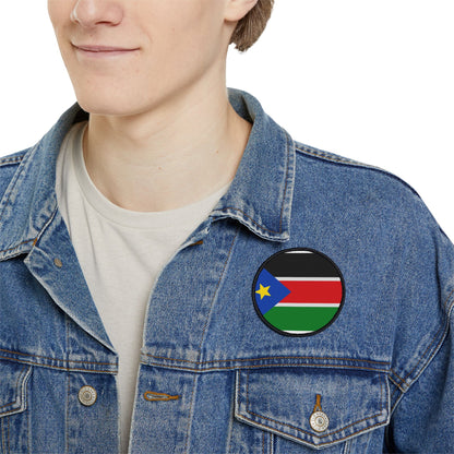 Flag Village South Sudan Flag Embroidery Iron-On Patches