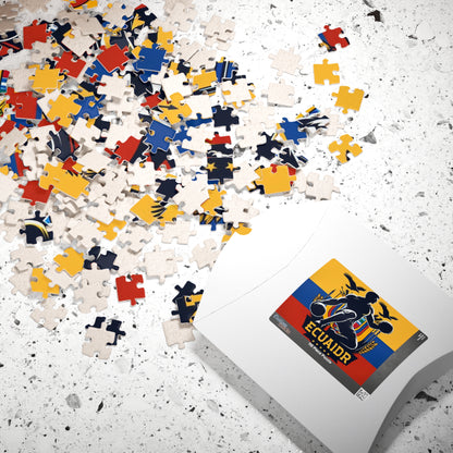 Flag Village Ecuador Sporting Flag Puzzle (110, 252, 520, 1014-piece) ECU0004