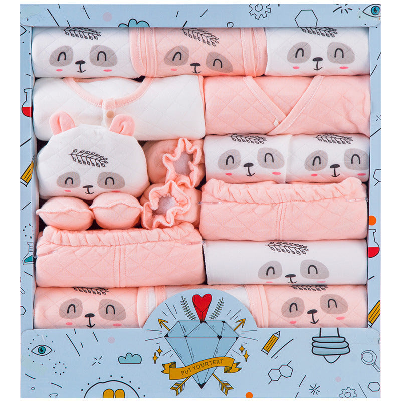 Flag Village Newborn gift box baby clothes set cotton