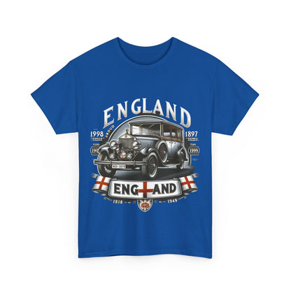 Flag Village UK Vintage Car Flag T-SHIRT Heavy Cotton Tee UK0013