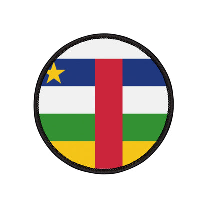 Flag Village Central African Republic Flag Embroidery Iron-On Patches