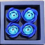 Flag Village 4 Rose Soap Flowers Gift Box For Valentine's Day