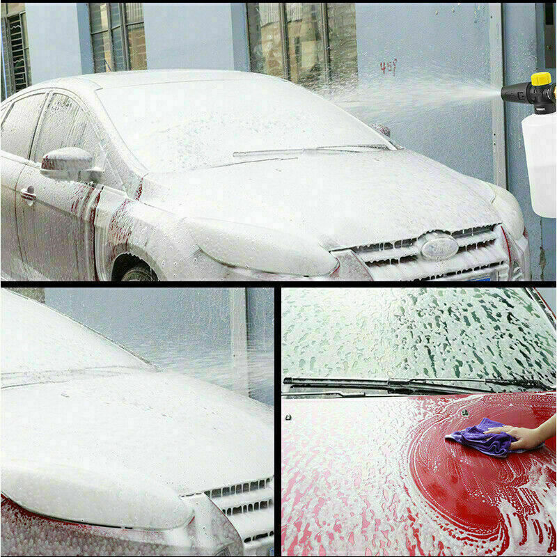 Flag Village Auto Tools 1 4 Snow Foam Lance Pressure Washer Spray Gun For Car Wash Soap Cannon Bottle