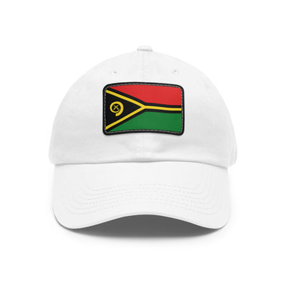 Flag Village Vanuatu Flag Hat Cap with Leather Patch