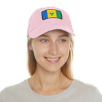 Flag Village Saint Vincent And The Grenadines Flag Hat Cap with Leather Patch