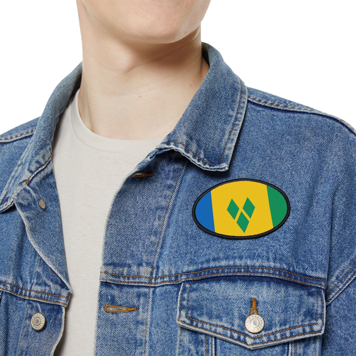 Flag Village Saint Vincent And The Grenadines Flag Embroidery Iron-On Patches