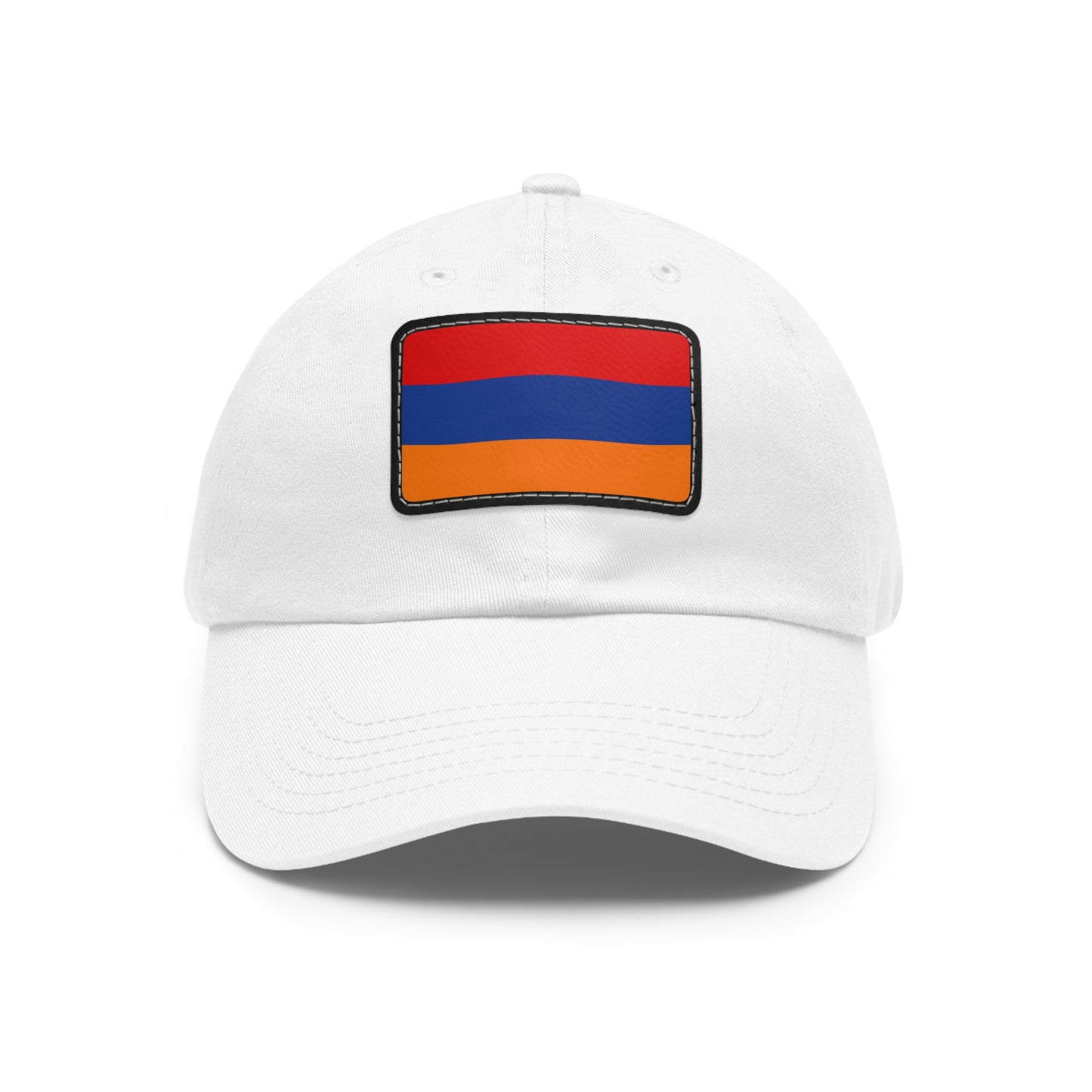 Flag Village Armenia Flag Hat Cap with Leather Patch
