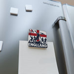 Flag Village ENGLAND Flag Sporting Porcelain Magnet, Square GBR0007