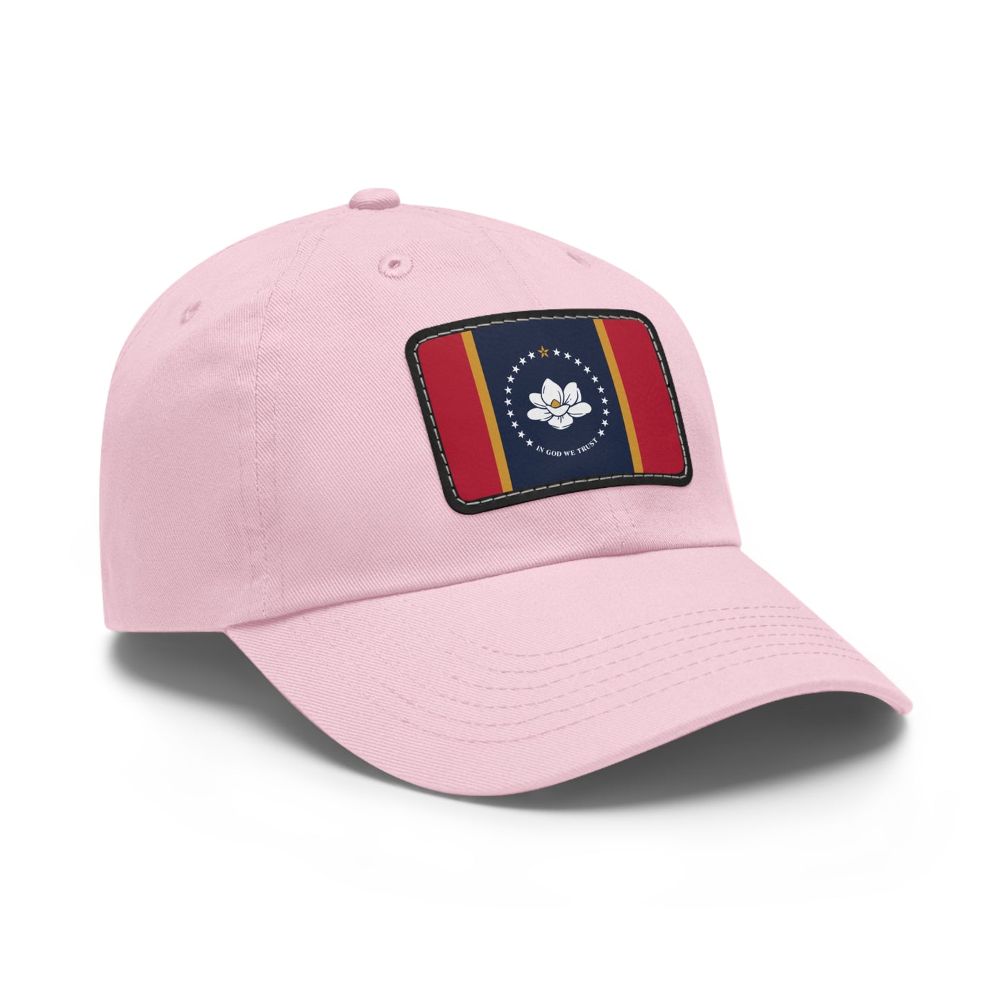 Flag Village USA Mississippi State Flag Hat Cap with Leather Patch
