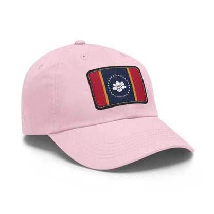 Flag Village USA Mississippi State Flag Hat Cap with Leather Patch