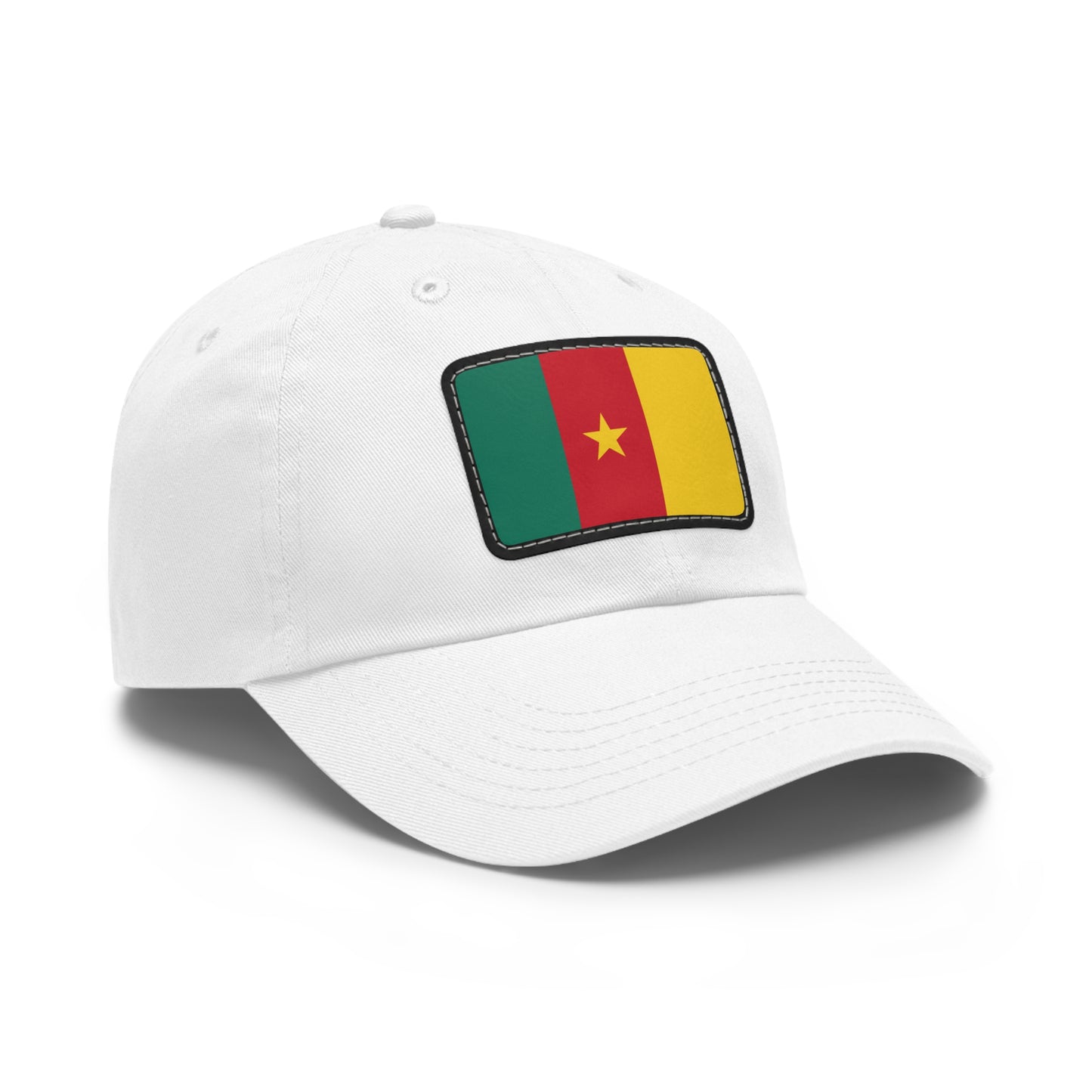 Flag Village Cameroon Flag Hat Cap with Leather Patch