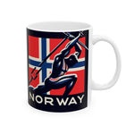 Flag Village Norway Sporting Flag Ceramic Coffee Mug 11oz NOR0007