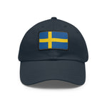 Flag Village Sweden Flag Hat Cap with Leather Patch