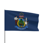 Flag Village USA Maine State Flag 18" x 12" / 36" x 24" / 60" x 36"