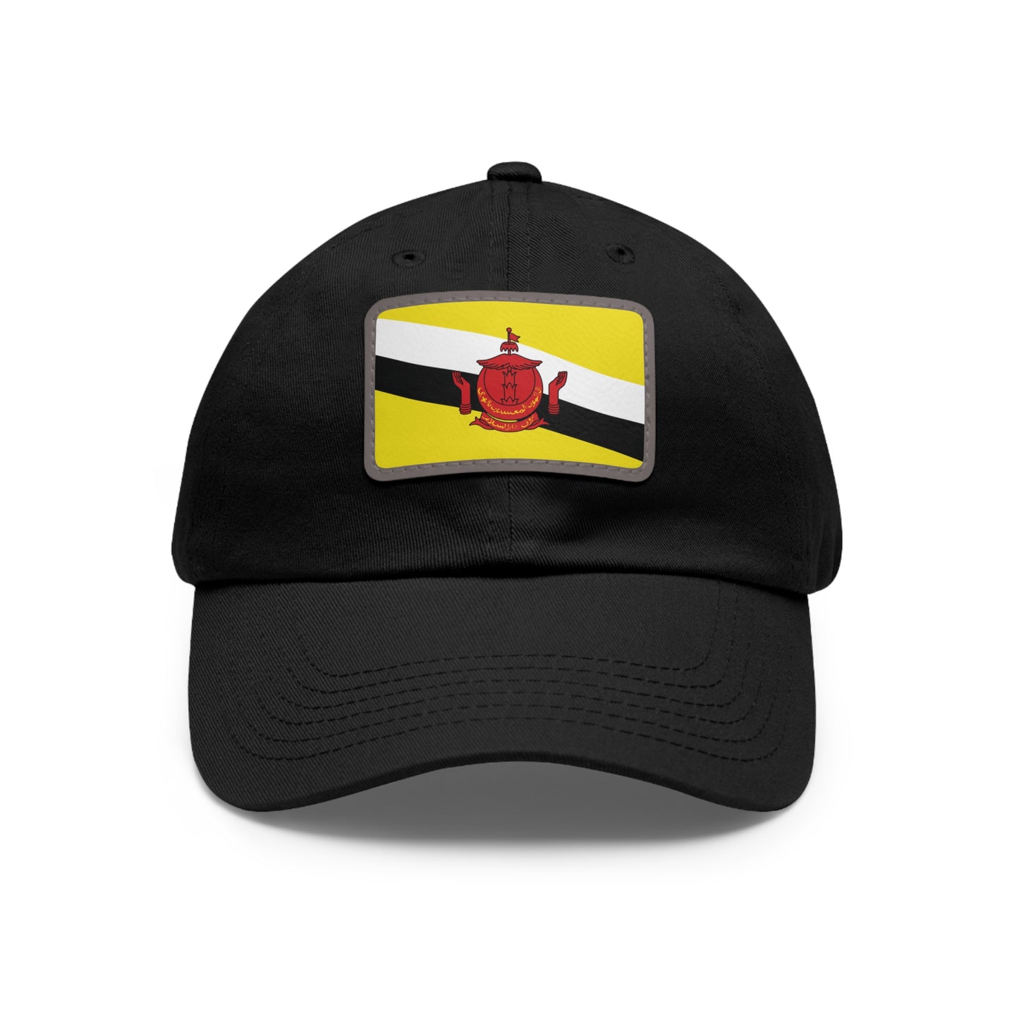 Flag Village Brunei Flag Hat Cap with Leather Patch