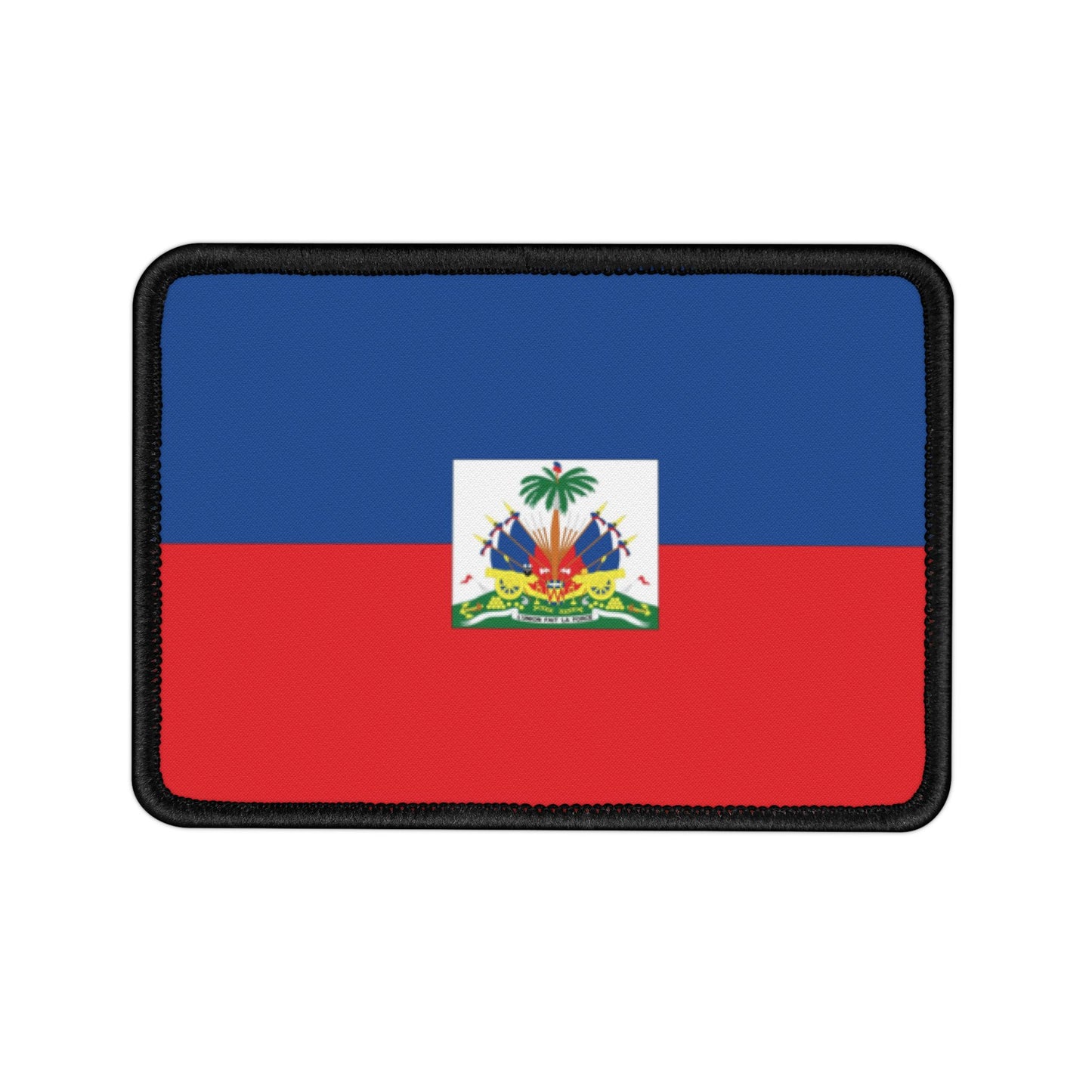 Flag Village Haiti Flag Embroidery Iron-On Patches