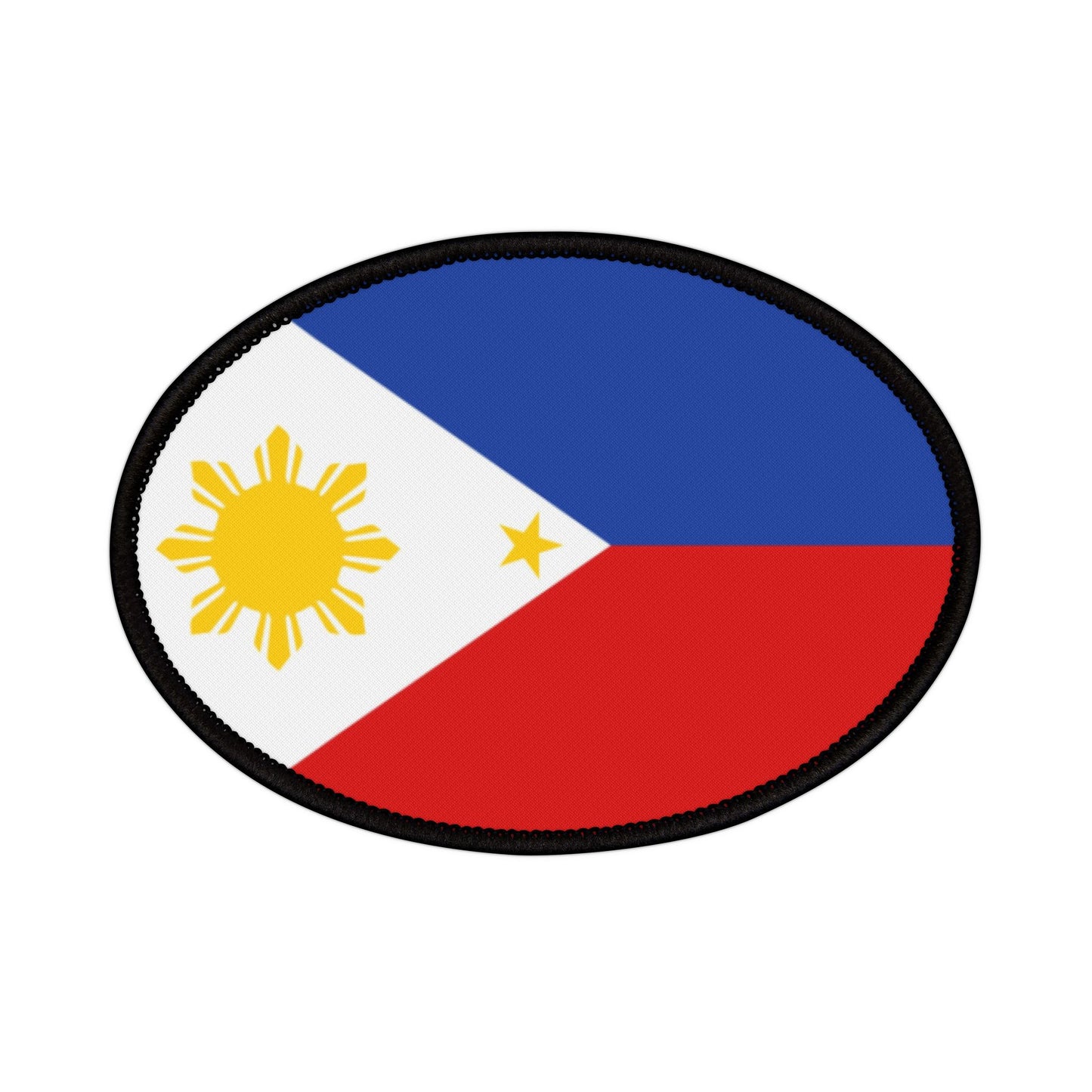 Flag Village Philippines Flag Embroidery Iron-On Patches