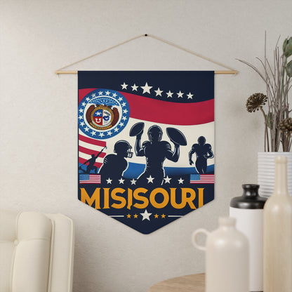 Flag Village Missouri State Flag Pennant Sporting Home Wall decoration MO0001