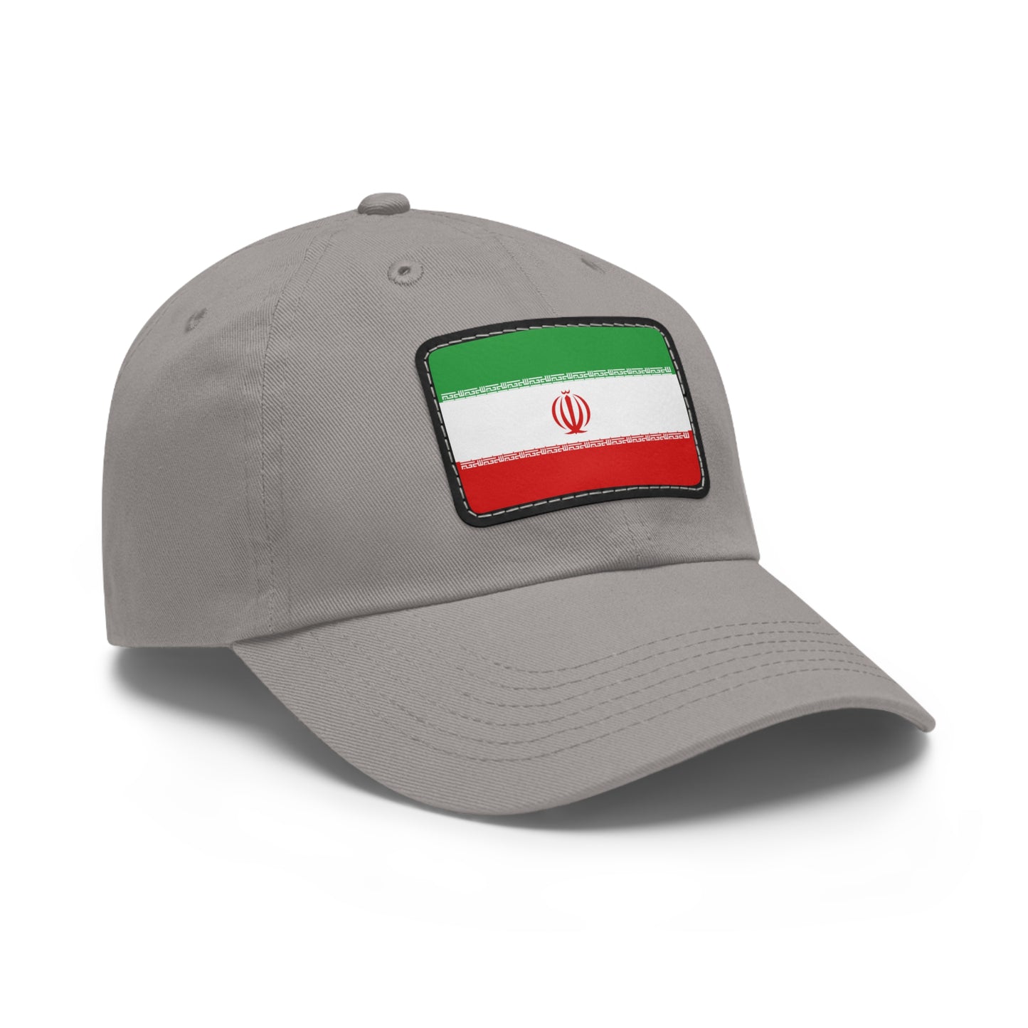 Flag Village Iran Flag Hat Cap with Leather Patch