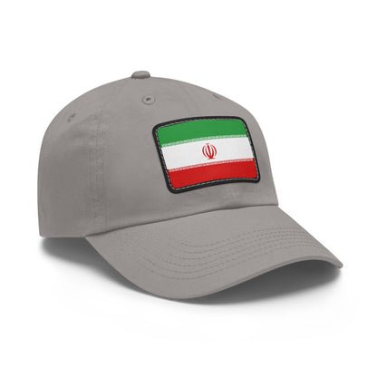 Flag Village Iran Flag Hat Cap with Leather Patch