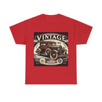Flag Village USA Vintage Car Flag T-SHIRT Heavy Cotton Tee USA0014