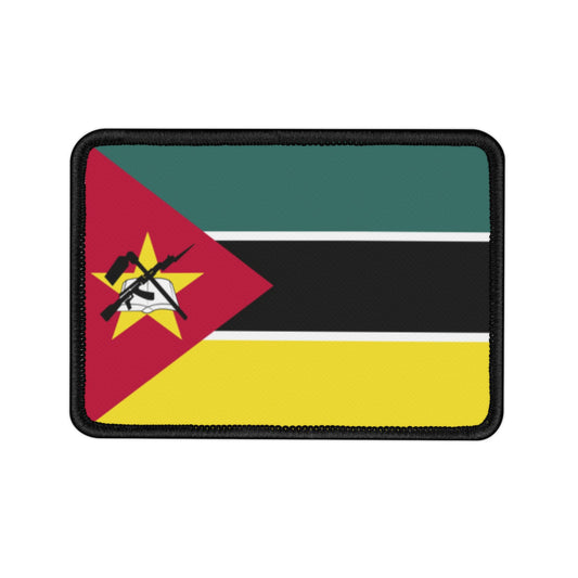 Flag Village Mozambique Flag Embroidery Iron-On Patches
