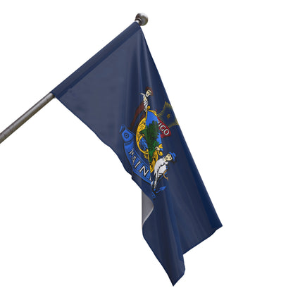 Flag Village USA Maine State Flag 18" x 12" / 36" x 24" / 60" x 36"