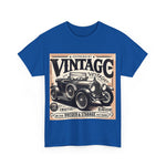 Flag Village USA Vintage Car Flag T-SHIRT Heavy Cotton Tee USA0008
