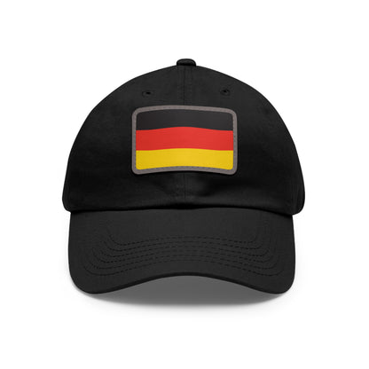 Flag Village Germany Flag Hat Cap with Leather Patch