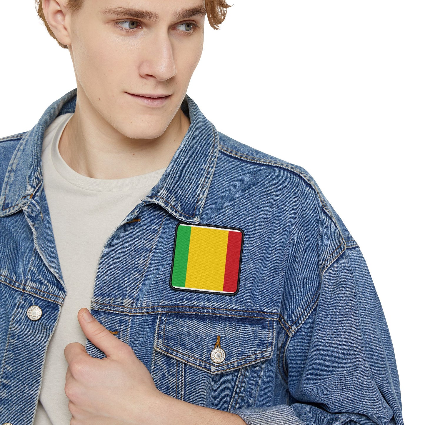 Flag Village Mali Flag Embroidery Iron-On Patches