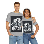 Flag Village Brazil Sporting Flag T-SHIRT Heavy Cotton Tee BRA0008