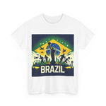 Flag Village Brazil Sporting Flag T-SHIRT Heavy Cotton Tee BRA0010