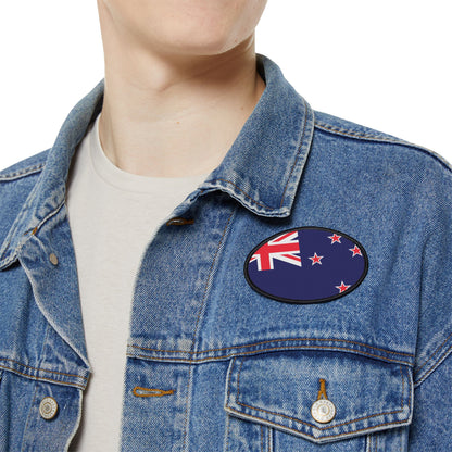Flag Village New Zealand Flag Embroidery Iron-On Patches
