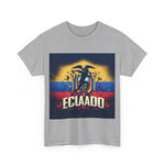Flag Village Ecuador Sporting Flag T-SHIRT Heavy Cotton Tee ECU0003
