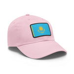 Flag Village Kazakhstan Flag Hat Cap with Leather Patch