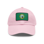 Flag Village USA Washington State Flag Hat Cap with Leather Patch