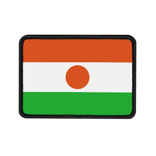 Flag Village Niger Flag Embroidery Iron-On Patches