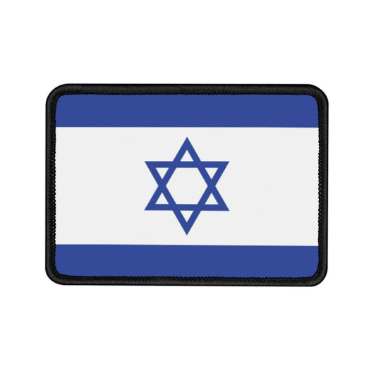 Flag Village Israel Flag Embroidery Iron-On Patches