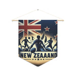 Flag Village New Zealand Flag Pennant Sporting Home Wall decoration NZL0002
