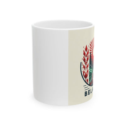 Flag Village Belarus Sporting Flag Ceramic Coffee Mug 11oz BLR0008