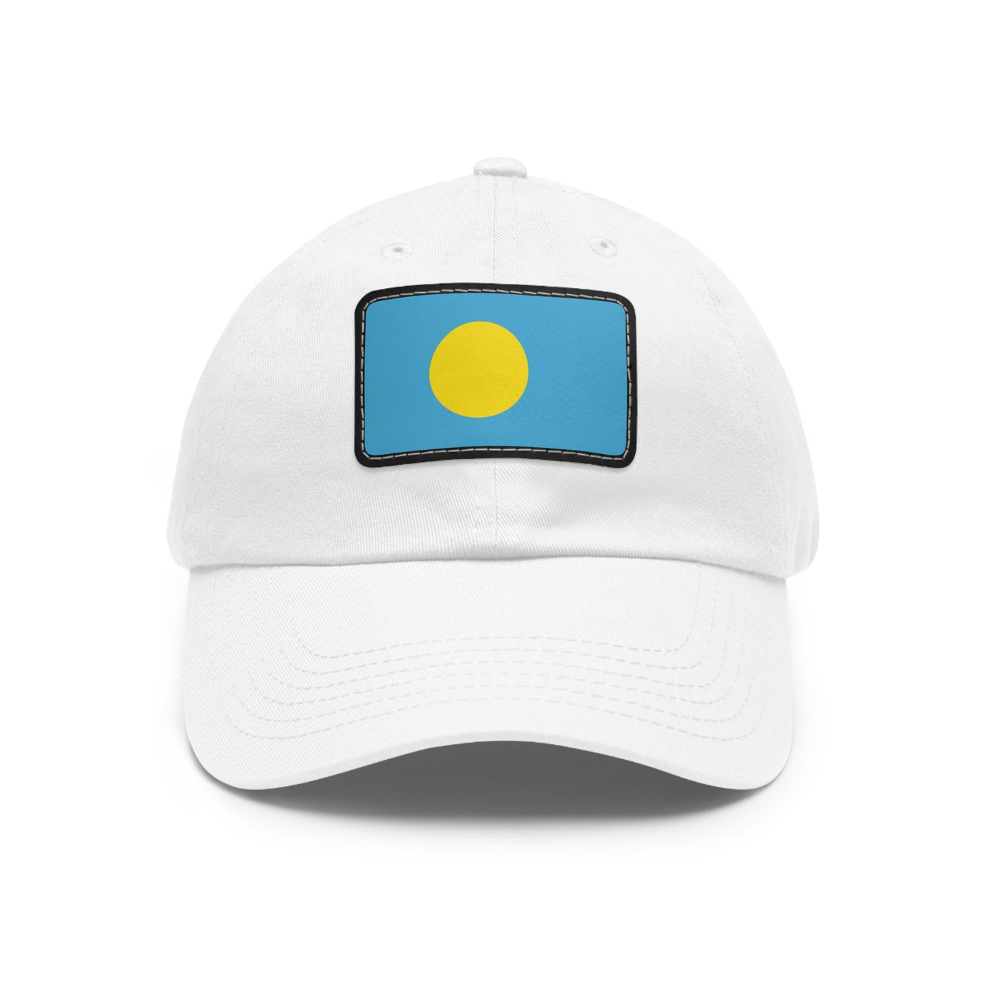 Flag Village Palau Flag Hat Cap with Leather Patch