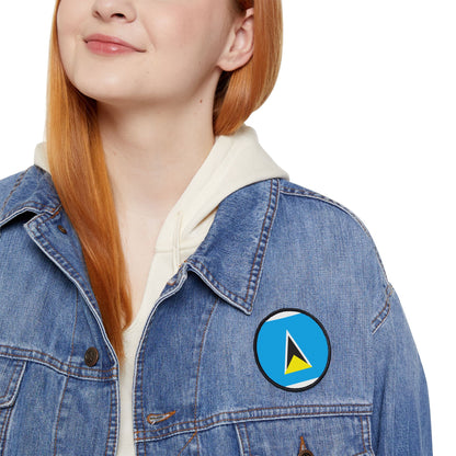 Flag Village Saint Lucia Flag Embroidery Iron-On Patches