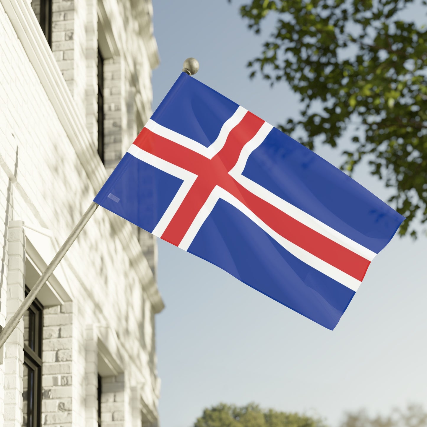 Flag Village Iceland Flag 18" x 12" / 36" x 24" / 60" x 36"