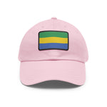 Flag Village Gabon Flag Hat Cap with Leather Patch