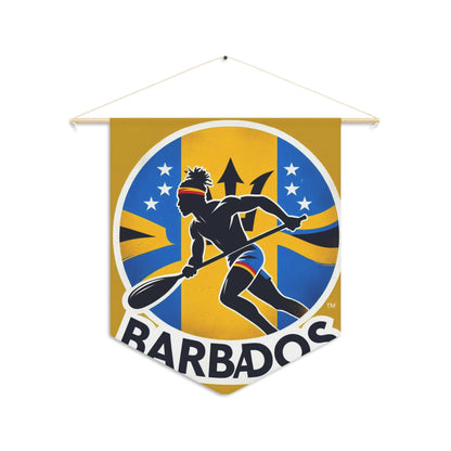 Flag Village Barbados Flag Pennant Sporting Home Wall decoration BRB0001